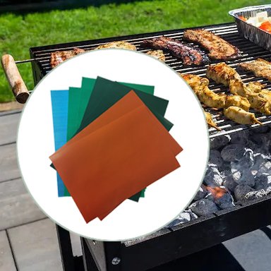 Colored Non-stick BBQ Grill Mat